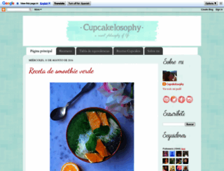 cupcakelosophy.com screenshot