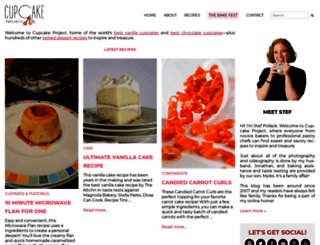 cupcakeproject.com screenshot