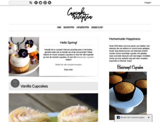 cupcakerecepten.nl screenshot