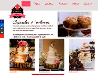 cupcakesdamour.com screenshot