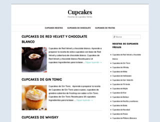 cupcakesrecetas.com screenshot