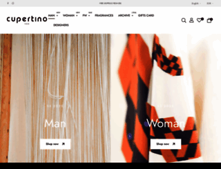 cupertinoshop.com screenshot