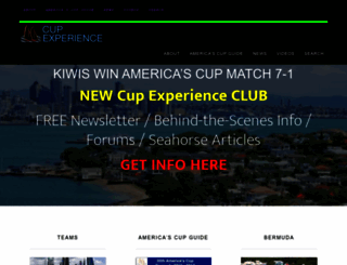 cupexperience.com screenshot