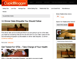 cupidblogger.com screenshot