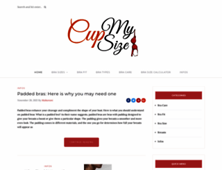 cupmysize.com screenshot
