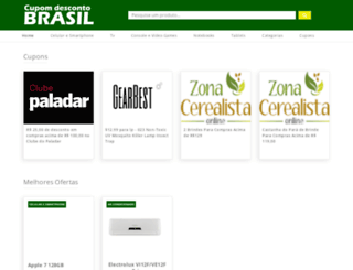 cupomdescontobrasil.com.br screenshot