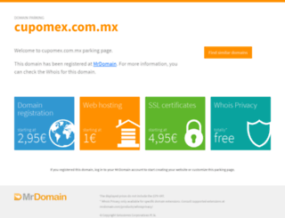 cupomex.com.mx screenshot