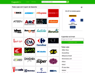 cupomgo.com.br screenshot
