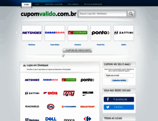 cupomvalido.com.br screenshot