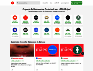 cuponeria.com.br screenshot