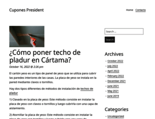 cuponespresident.es screenshot