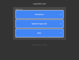cuponkit.com screenshot