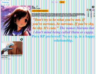 cuppycakiee.chatango.com screenshot