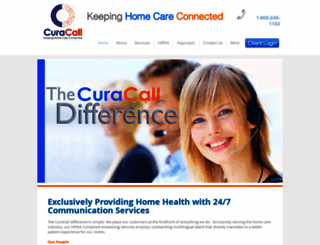 curacall.com screenshot