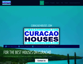 curacaohouses.com screenshot