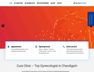 curaclinics.com screenshot