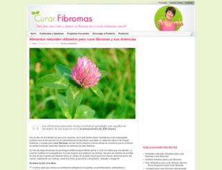 curarfibromas.org screenshot