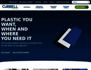 curbellplastics.com screenshot