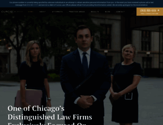 curcio-law.com screenshot