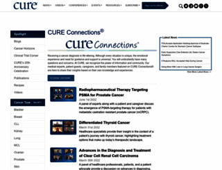 cureconnections.curetoday.com screenshot