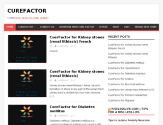 curefactor.net screenshot