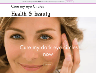 curemyeyecircles.com screenshot
