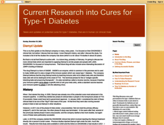 cureresearch4type1diabetes.blogspot.com.au screenshot