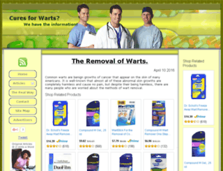 cures-for-warts.the-real-way.com screenshot