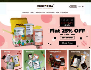 cureveda.com screenshot