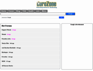 curezone.biz screenshot