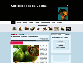 curiosidadesdecocina.blogspot.com screenshot