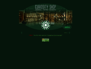 curiosityshop.it screenshot