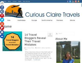 curiousclaire.com screenshot