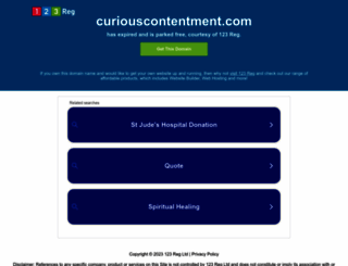 curiouscontentment.com screenshot