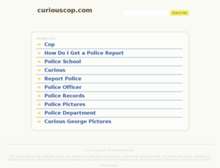 curiouscop.com screenshot