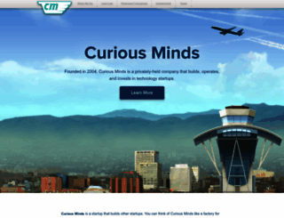curiousminds.com screenshot