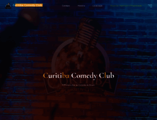 curitibacomedyclub.com.br screenshot