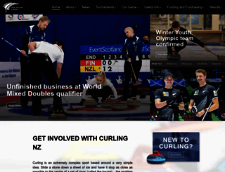 curling.org.nz screenshot