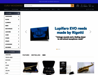 curlywoodwind.co.uk screenshot