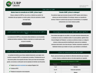 curp-gratis.com.mx screenshot