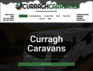 curraghcaravans.ie screenshot