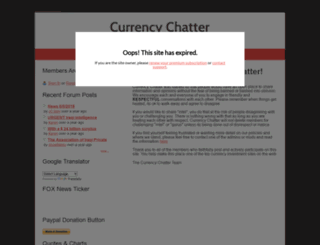 currencychatter.com screenshot