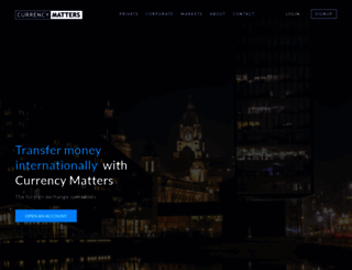 currencymatters.co.uk screenshot