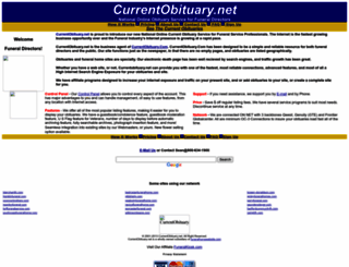 currentobituary.net screenshot