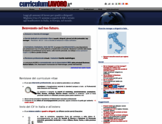 curriculumlavoro.it screenshot