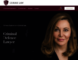 currielaw.ca screenshot