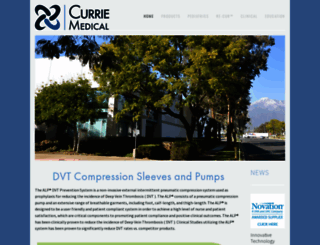 curriemedical.com screenshot