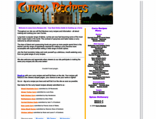 curry-recipes.info screenshot
