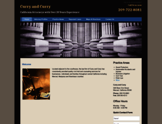 curryandcurrylaw.com screenshot