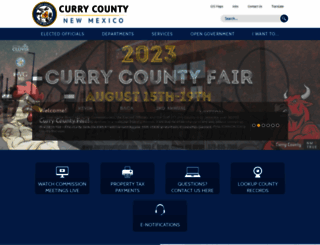 currycounty.org screenshot